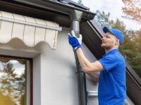 rain gutter repair