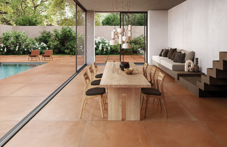 Terracotta outdoor tile